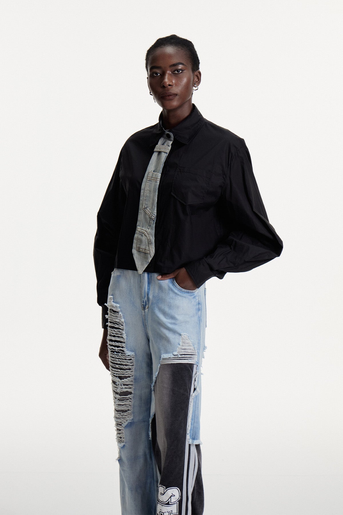 Stylish beautiful dress | Confucius Long Sleeve Shirt - Ideal for special occasions