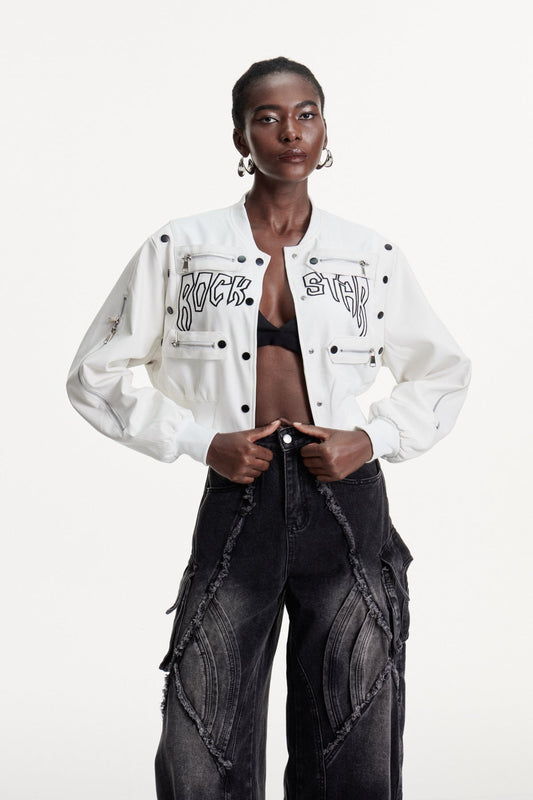 Ellalabel Dai Embroidered Jacket - Crafted from High-quality Fabrication - Designed for Elegant Occasions.