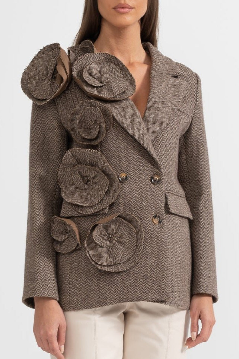 Shop  beautiful dress - Perfect for special occasions | Daivya Floral Appliqué Blazer