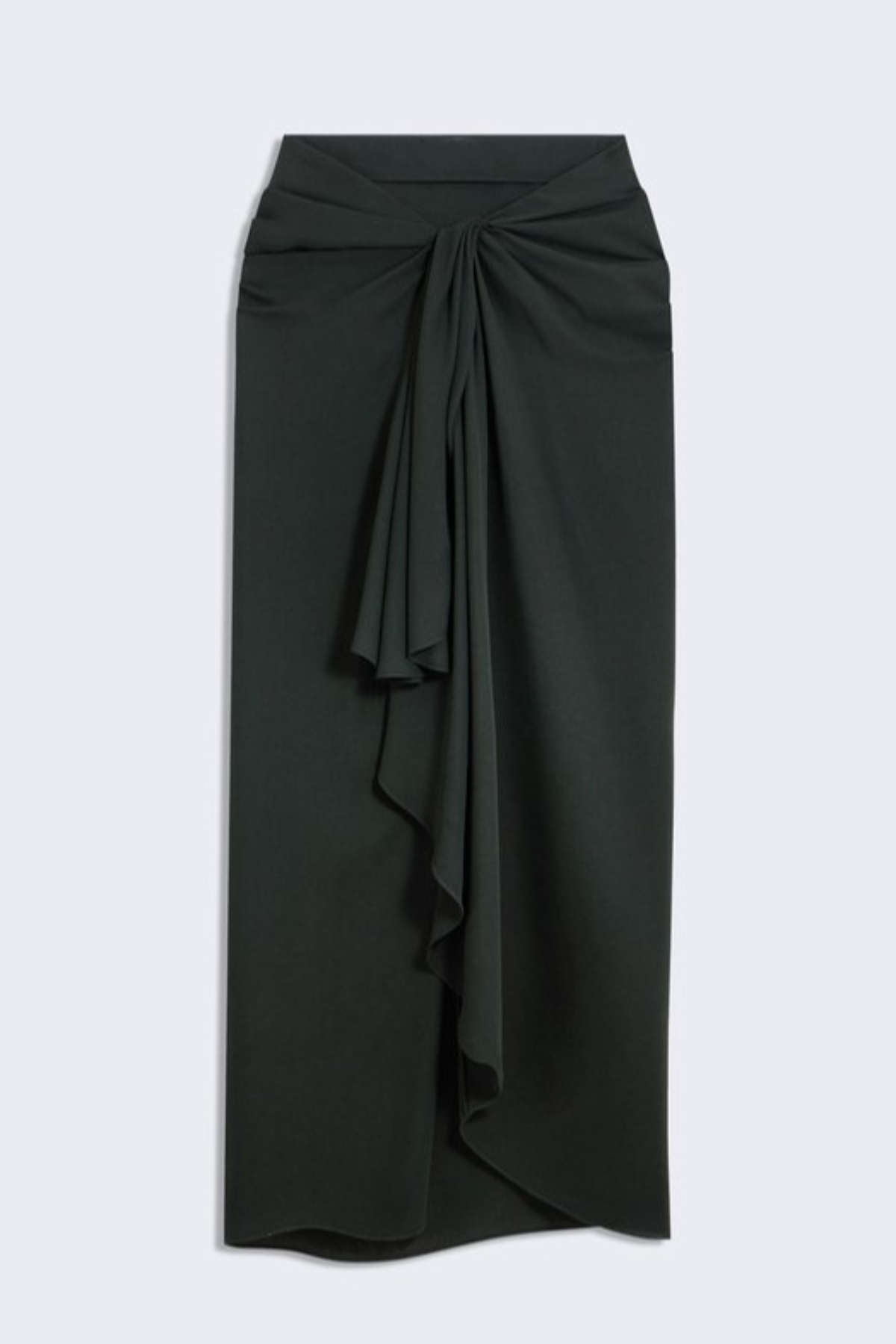 judith Halter Twisted Skirt Two Piece Set - Black