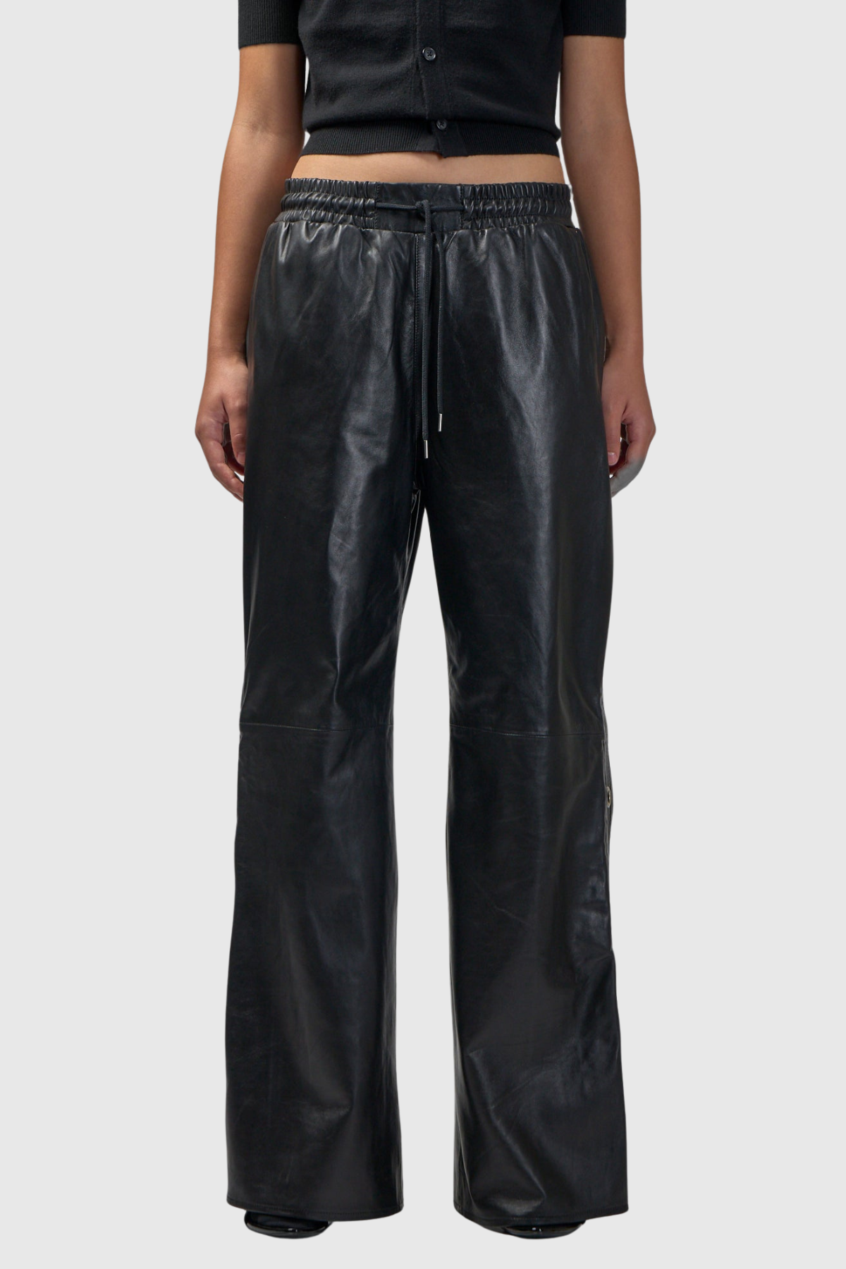 Danis Deconstruct Eyelet Leather Pants - Stylish beautiful dress for special occasions | Buy Online