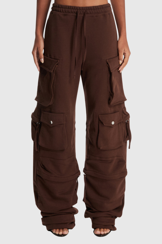 Ellalabel Daniyah Cargo Pants - Crafted from High-quality Fabrication - Designed for Elegant Occasions.