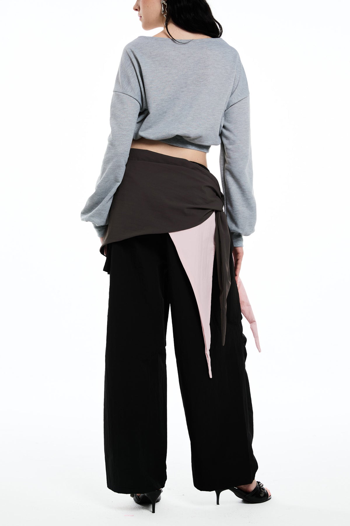 Darayavaush Asymmetric Star Wide Leg Pants