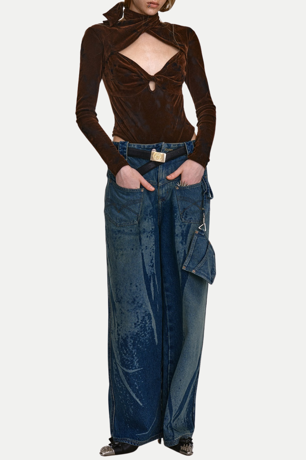 Edgar Knot Cutout Bodysuit