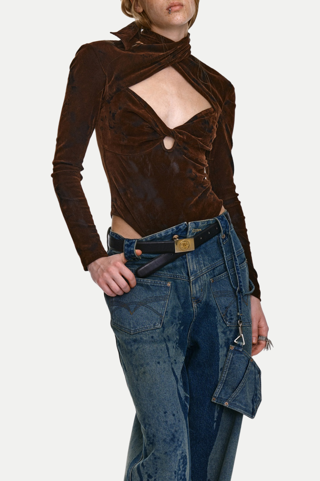 Edgar Knot Cutout Bodysuit