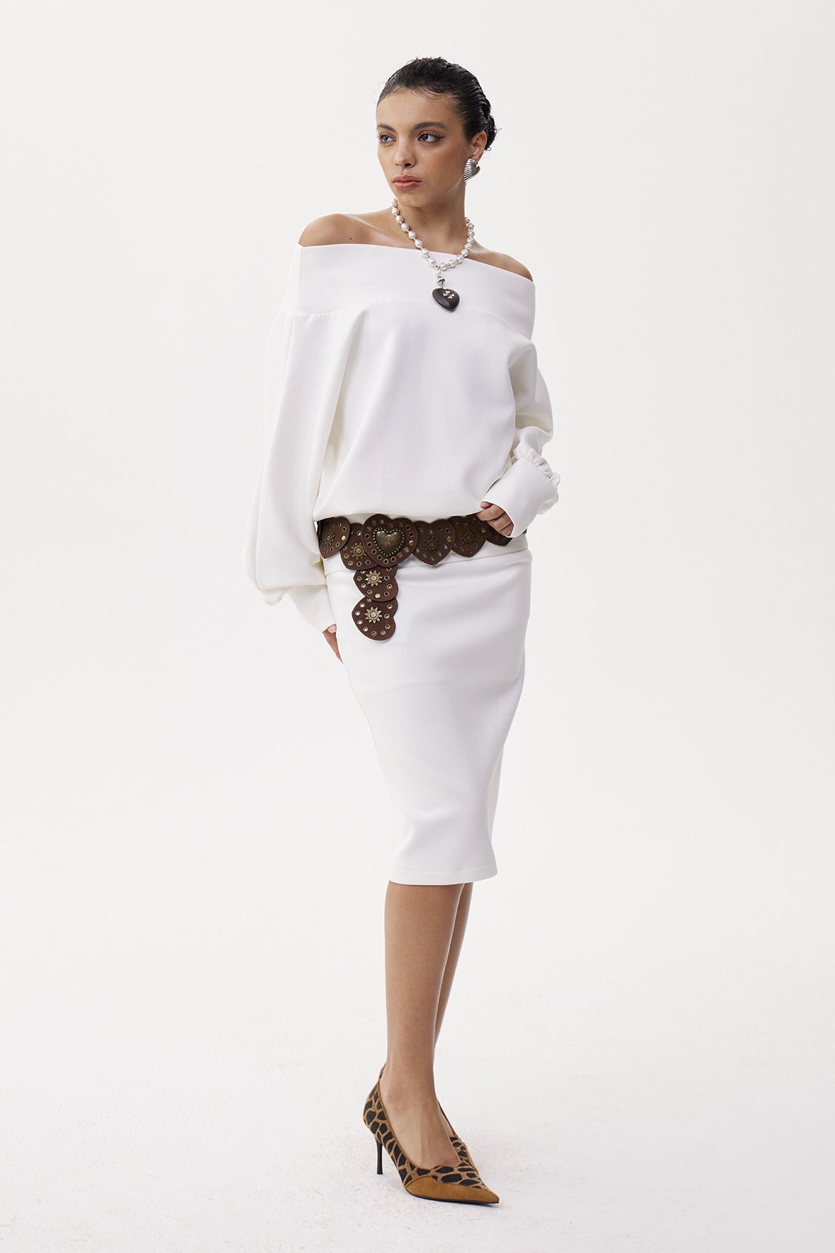 quintina Off Shoulder Skirt Set