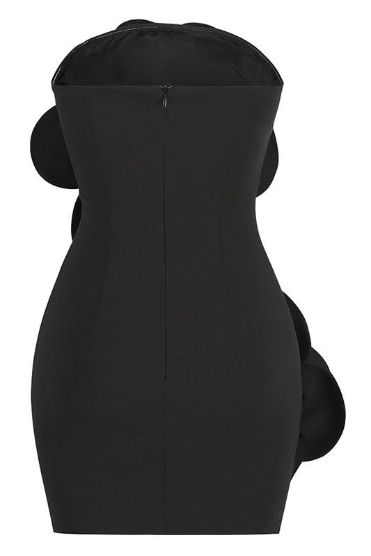 Stylish beautiful dress | Hailey Floral Strapless Mini Dress - Ideal for special occasions