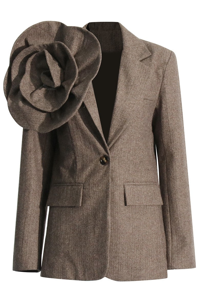 Laural Floral Embellished Blazer