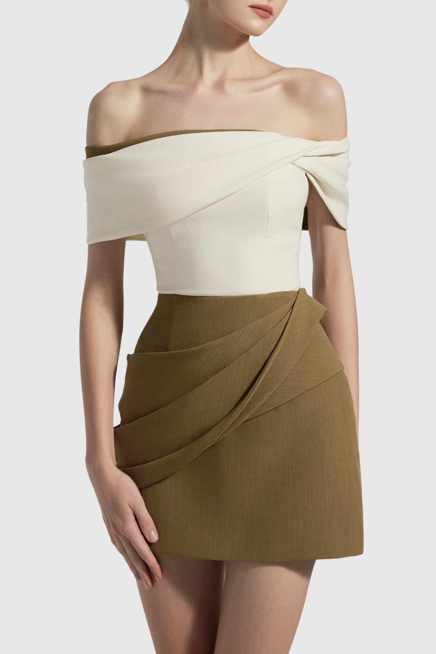 Shop  beautiful dress - Perfect for special occasions | Maely Off Shoulder Ruched Mini Dress