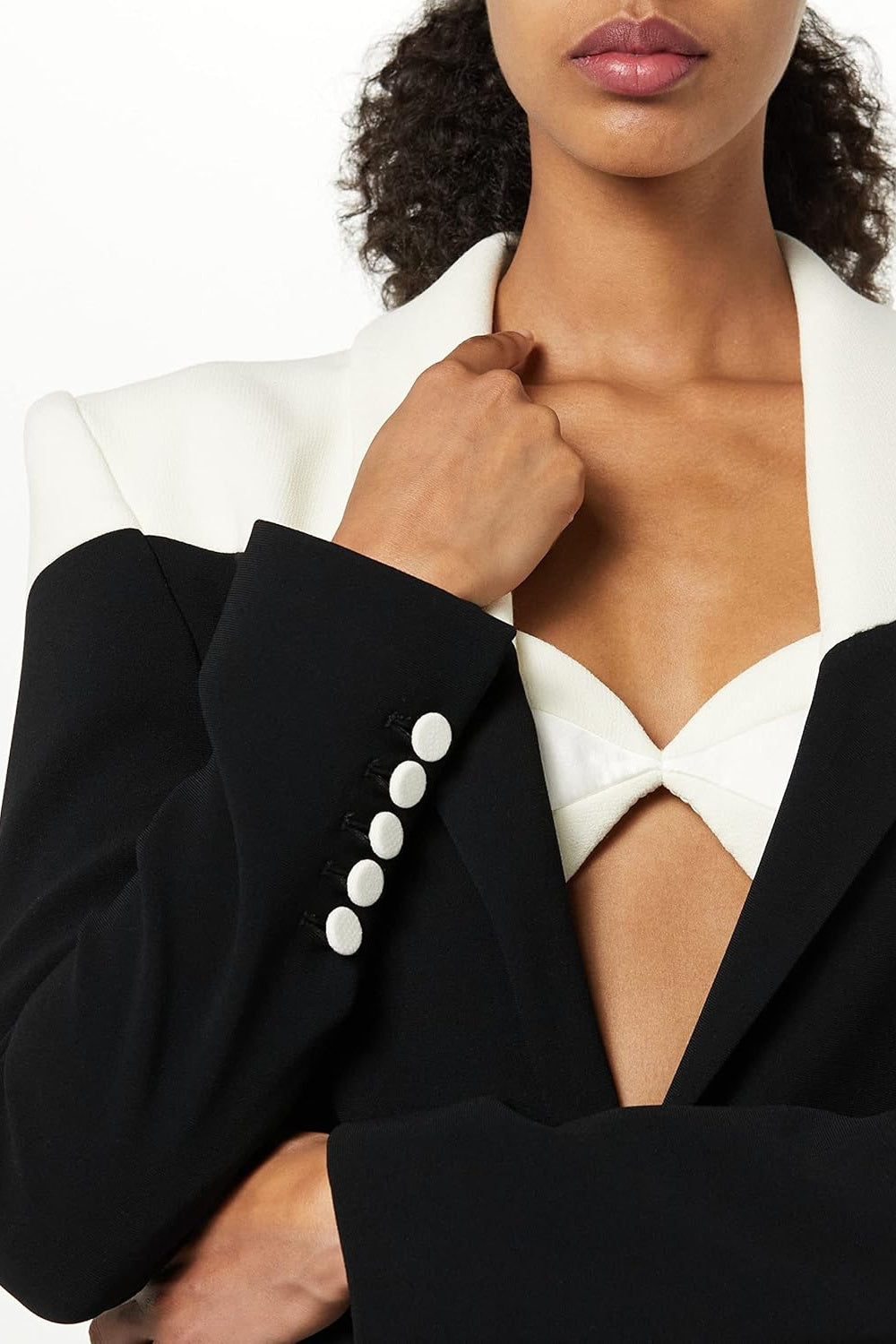 Nerissa Patchwork Blazer Two Piece Set - Stylish beautiful dress for special occasions | Buy Online