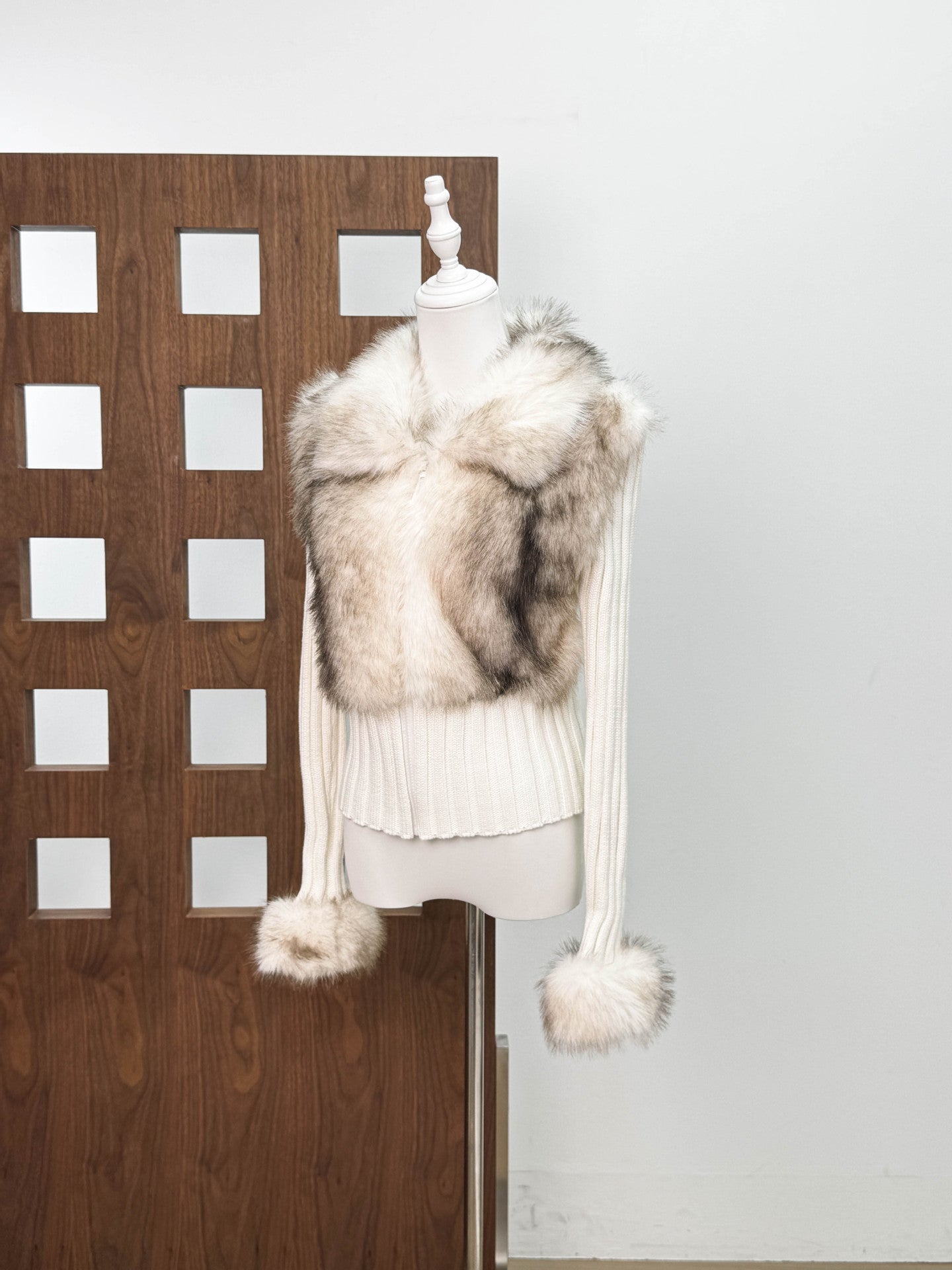 Arthur Faux Fur Knit Coat