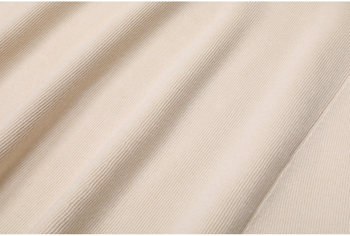 Elisa Cream Embellished Cardigan skirt set