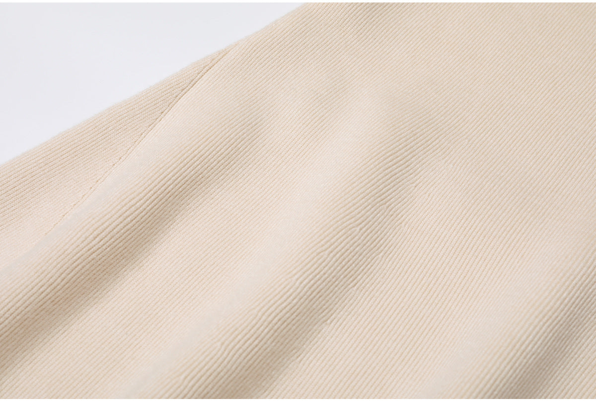 Elisa Cream Embellished Cardigan skirt set