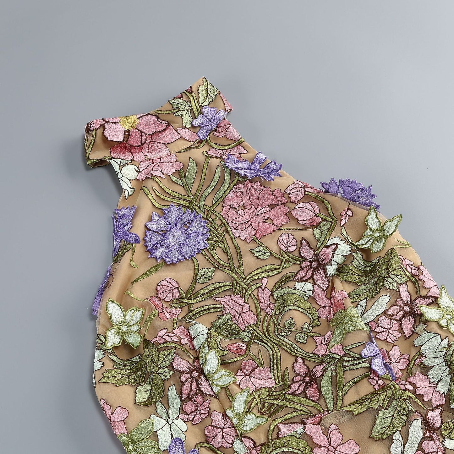 Stylish beautiful dress | ursula floral print Halter Neck Mini Dress - Ideal for special occasions