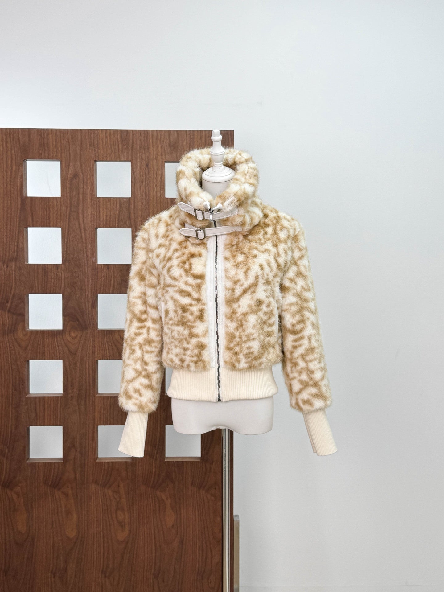 jacqueline Deconstruct Hayley Faux Fur Jacket