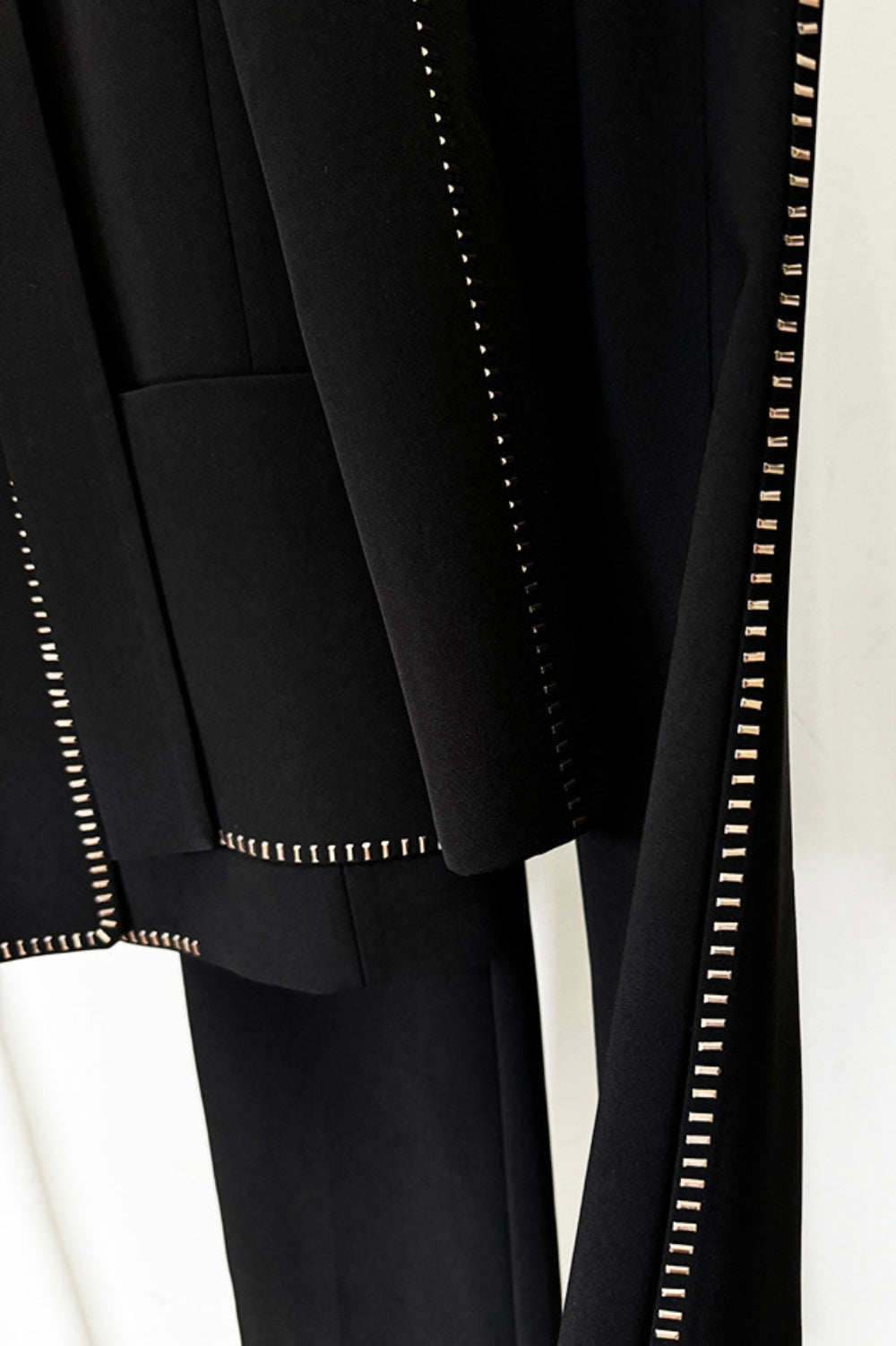 Ophelia Scarf-Detailed Blazer Set - Stylish beautiful dress for special occasions | Buy Online