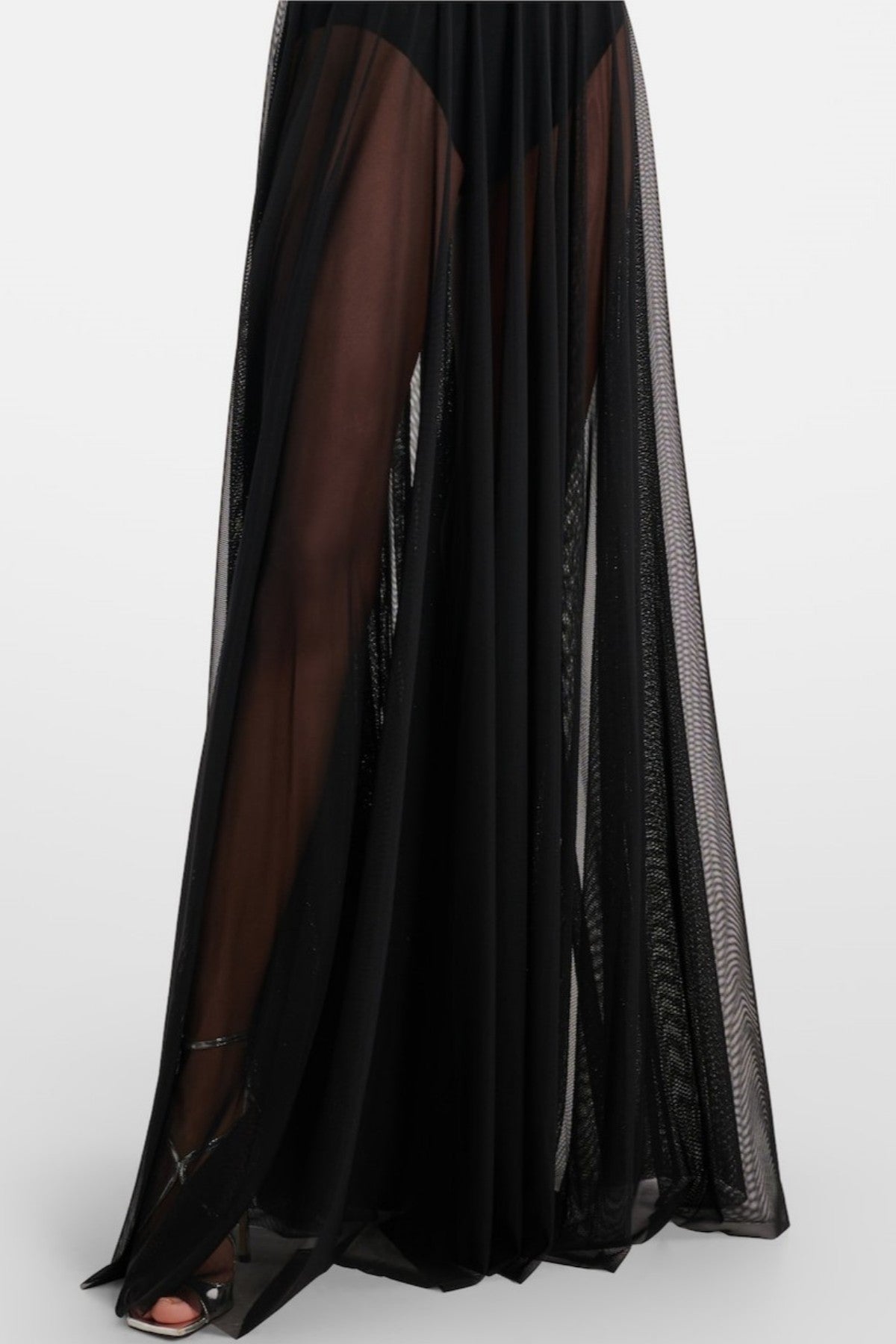 jennifer Halter Mesh Maxi Dress