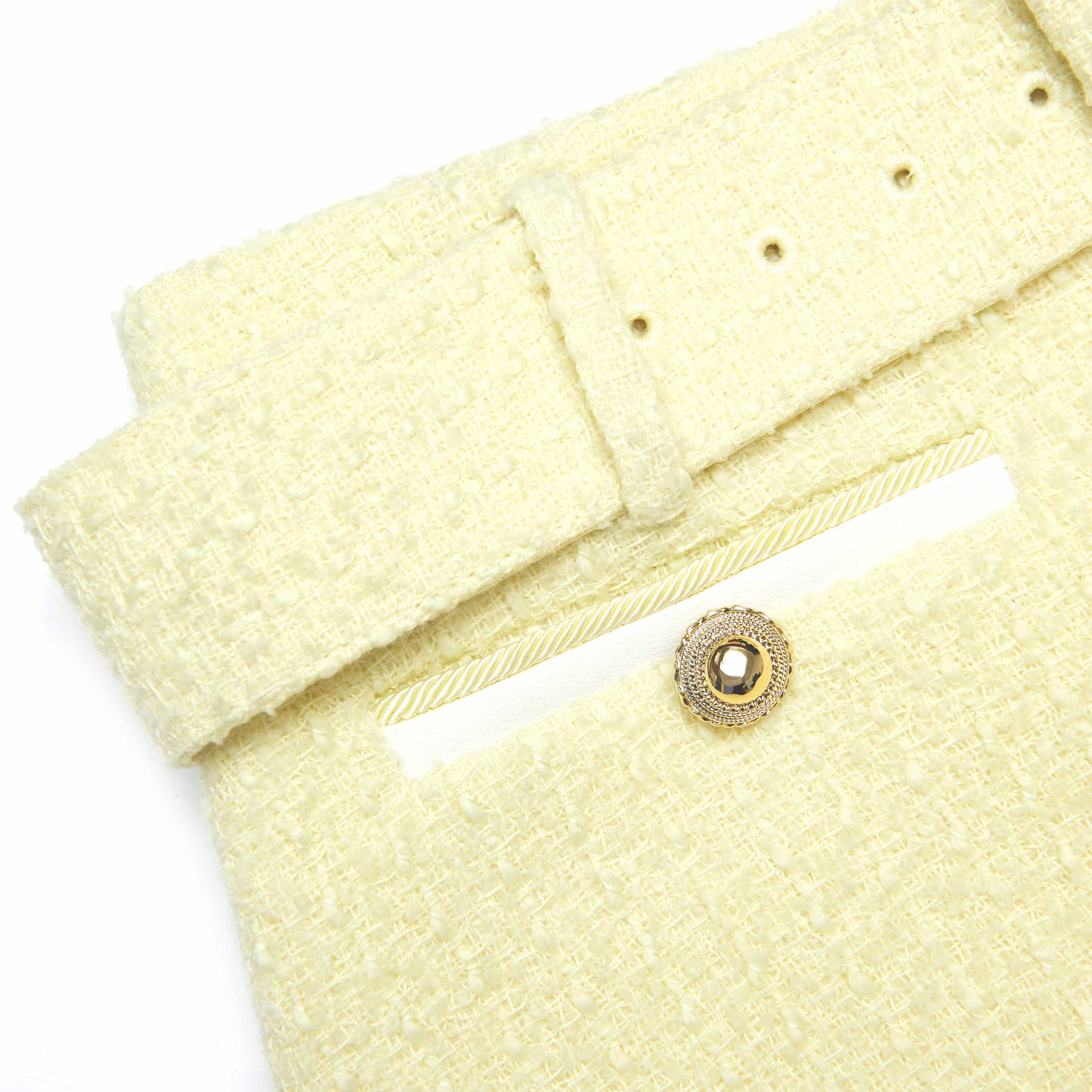 wendy Boucle Skort in Yellow