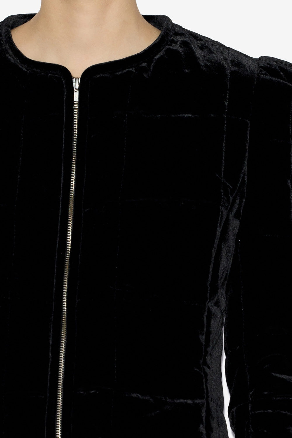 Paula Velvet Quilted Jacket - Stylish beautiful dress for special occasions | Buy Online