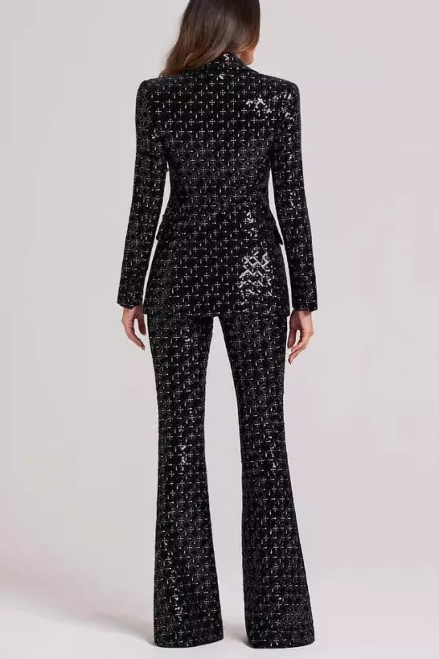 Rizia Sequin Blazer Two Piece Set - Stylish beautiful dress for special occasions | Buy Online