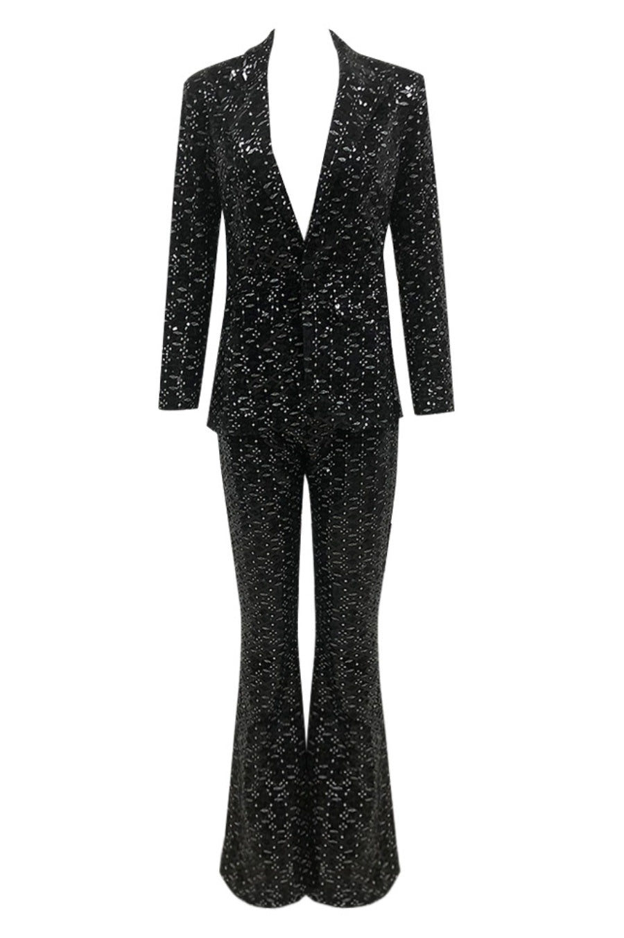 Stylish beautiful dress | Rizia Sequin Blazer Two Piece Set - Ideal for special occasions