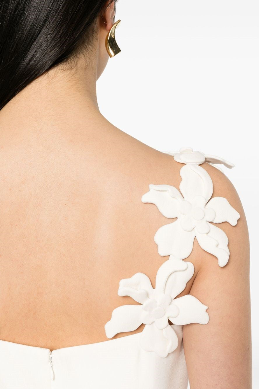 Juliete Floral Mini Dress - White