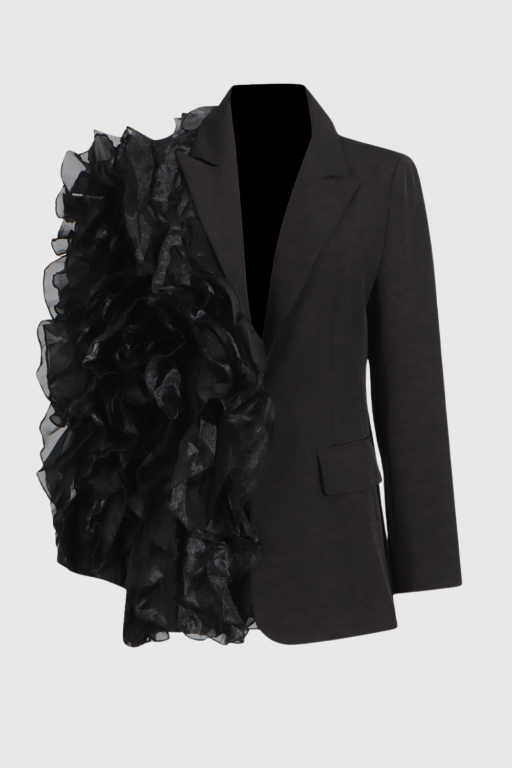 Shiloh Mesh Ruffle Blazer - Stylish beautiful dress for special occasions | Buy Online