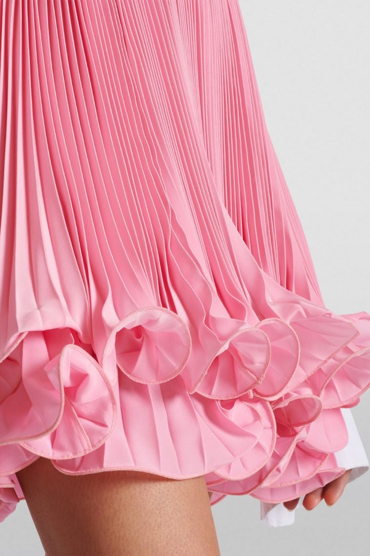 Stylish beautiful mini | Sonnet Pleated Ruffled Mini Skirt - Ideal for special occasions