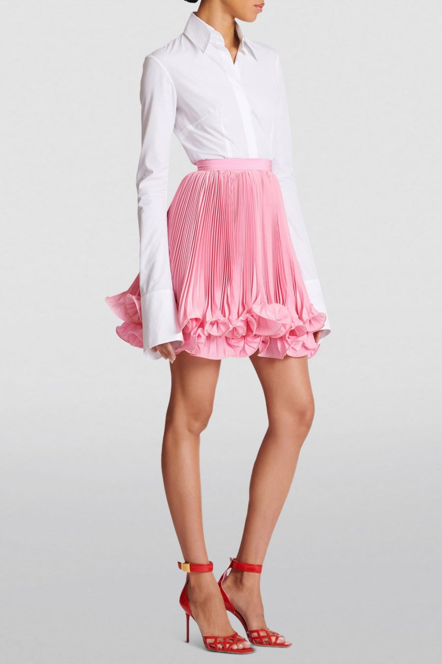 Sonnet Pleated Ruffled Mini Skirt - Stylish beautiful mini for special occasions | Buy Online