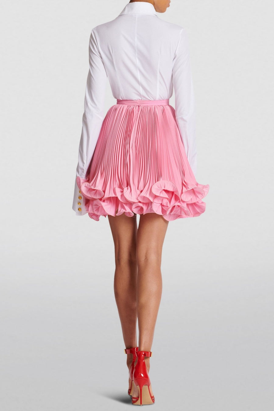 Stylish beautiful mini | Sonnet Pleated Ruffled Mini Skirt - Ideal for special occasions