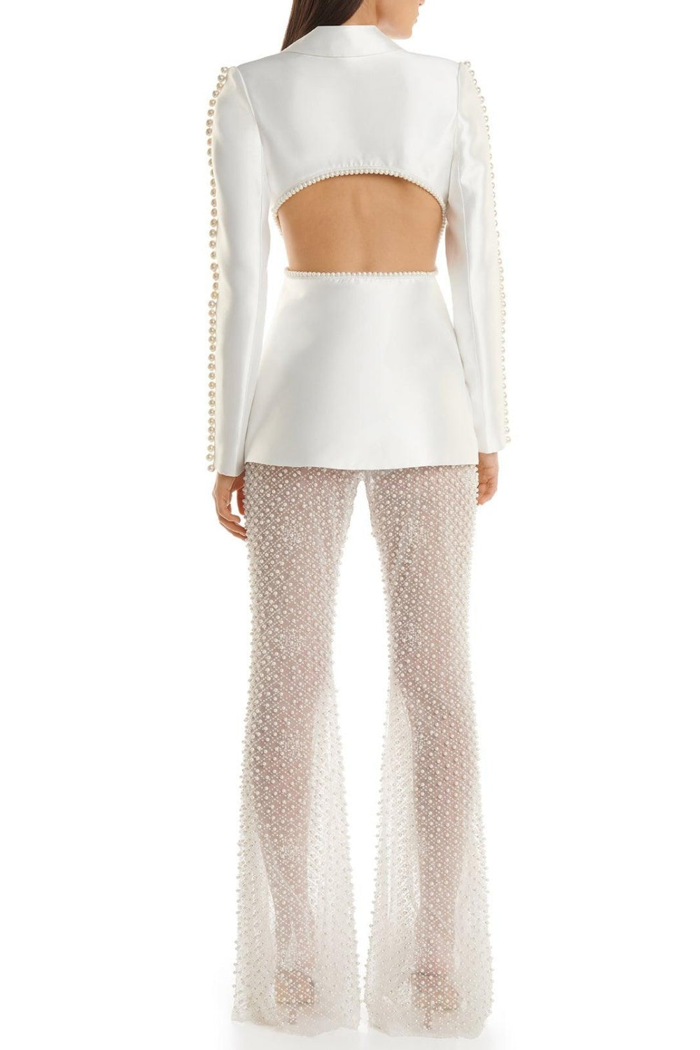 Shop  beautiful dress - Perfect for special occasions | Tanith Floral Pearl Backless Blazer Set