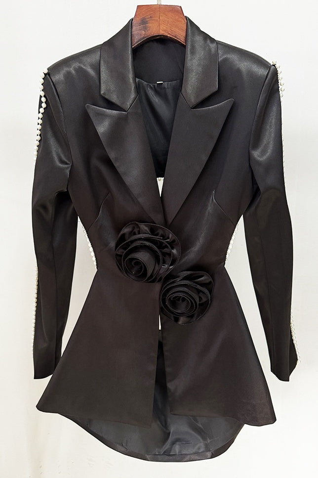 Shop  beautiful dress - Perfect for special occasions | Tanith Floral Pearl Backless Blazer Set