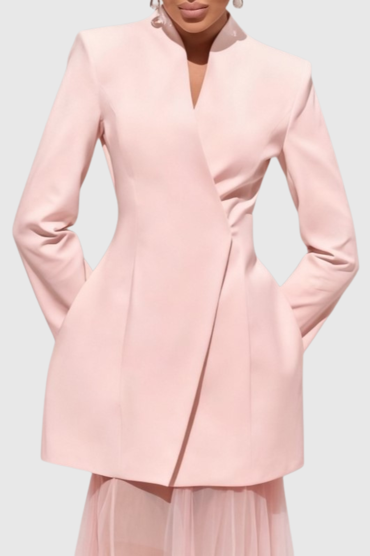 meredith Satin Jacket & Skirt Set