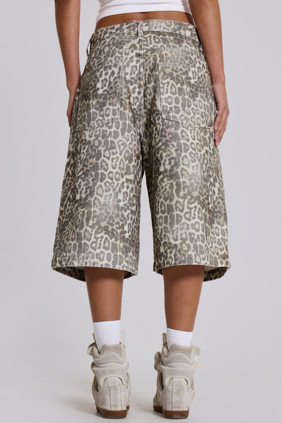 Veda Leopard Fade Shorts