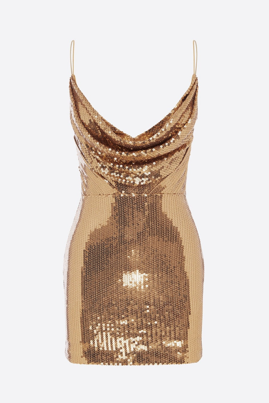 Vesper Draped Sequin Mini Dress