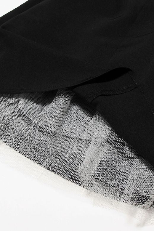 Mavis Mini Dress - Velvet Black