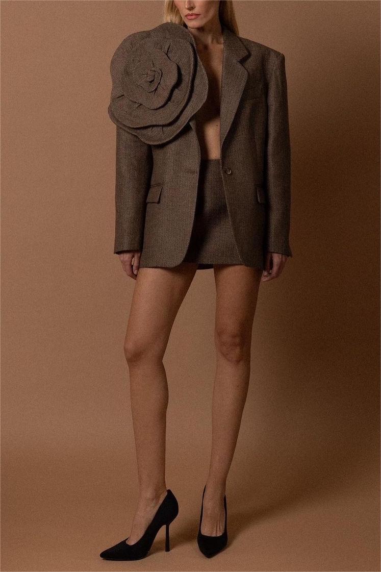 Stylish beautiful dress | Laural Floral Embellished Blazer - Ideal for special occasions